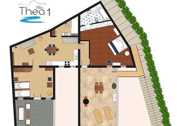 וילה Villa Thalassa 1 2 Bedrooms With En-Suite Sea Views עיר רודוס